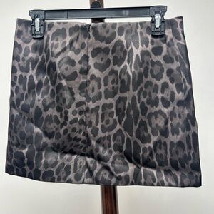 H&M Black and Gray Mini Pencil Skirt Night Out